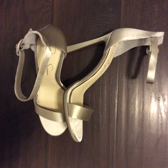 *NIB* Jessica Simpson Pressy Satin Platform Sandal - Picture 4 of 4